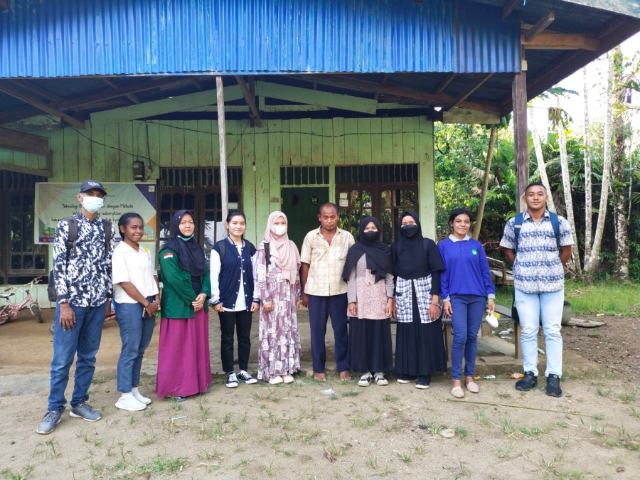 Mata Kuliah Mikrobiologi Industri Melakukan Kunjungan Biogas Ke Distrik Mayamuk Sebagai Bentuk MBKM
