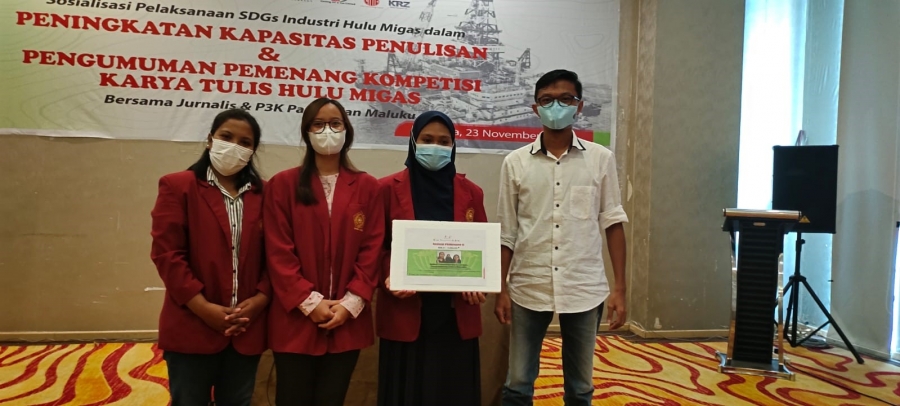 Mahasiswa Teknik Kimia Juara 2 Lomba Karya Tulis Ilmiah Hulu Migas Mahasiswa Papua dan Maluku Tahun 2021
