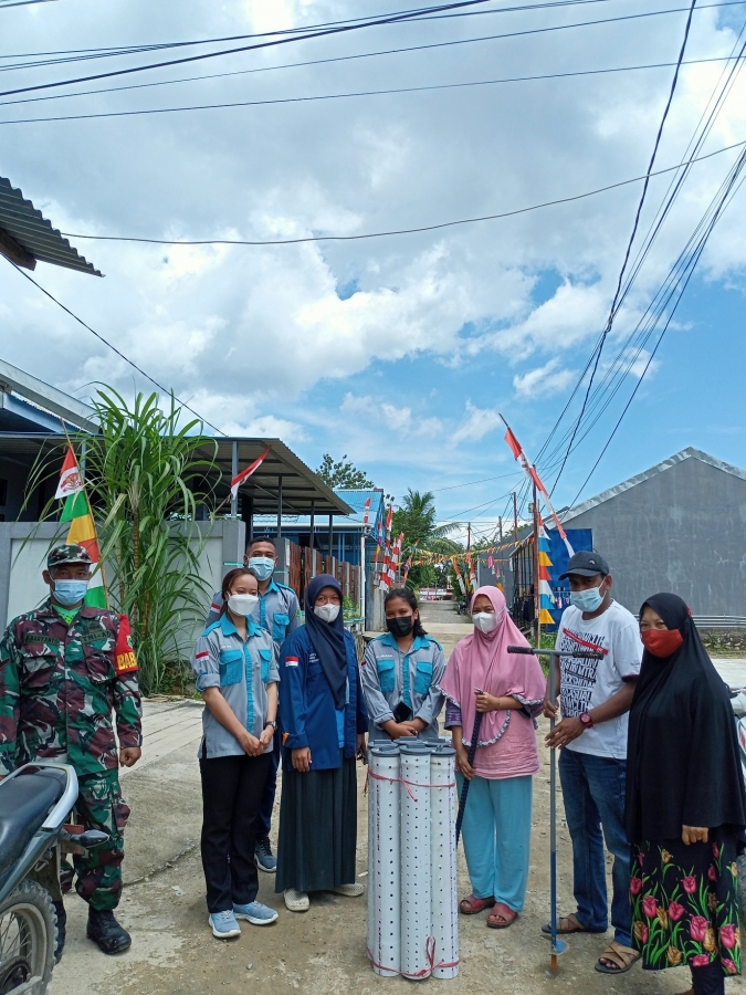 PKM-PM 2021 Mahasiswa: Aplikasi Biopori di Kelurahan Malasilen Sorong Utara